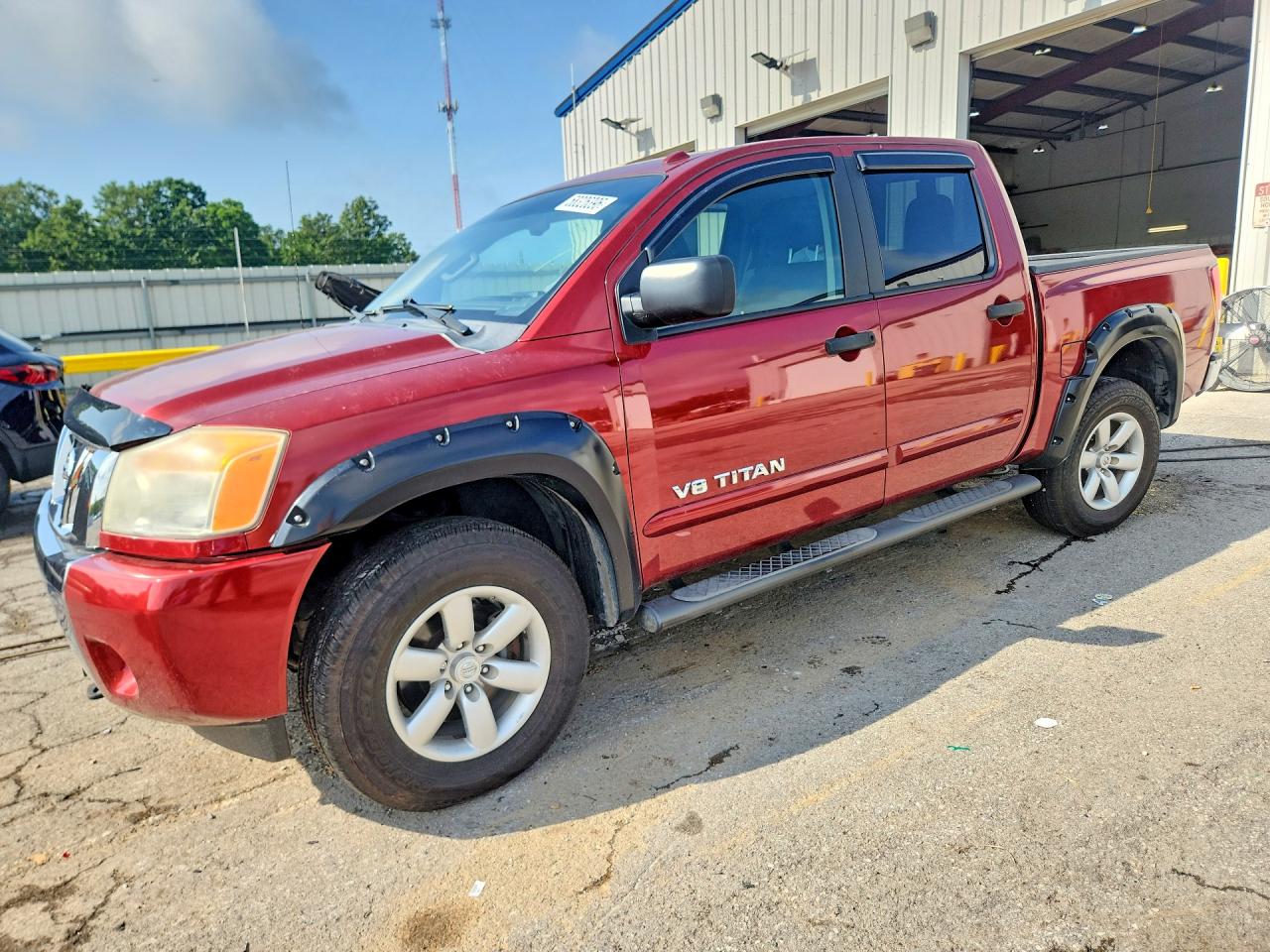 2014 Nissan Titan SV, VIN 1N6BA0EC1EN509921 — Rear end