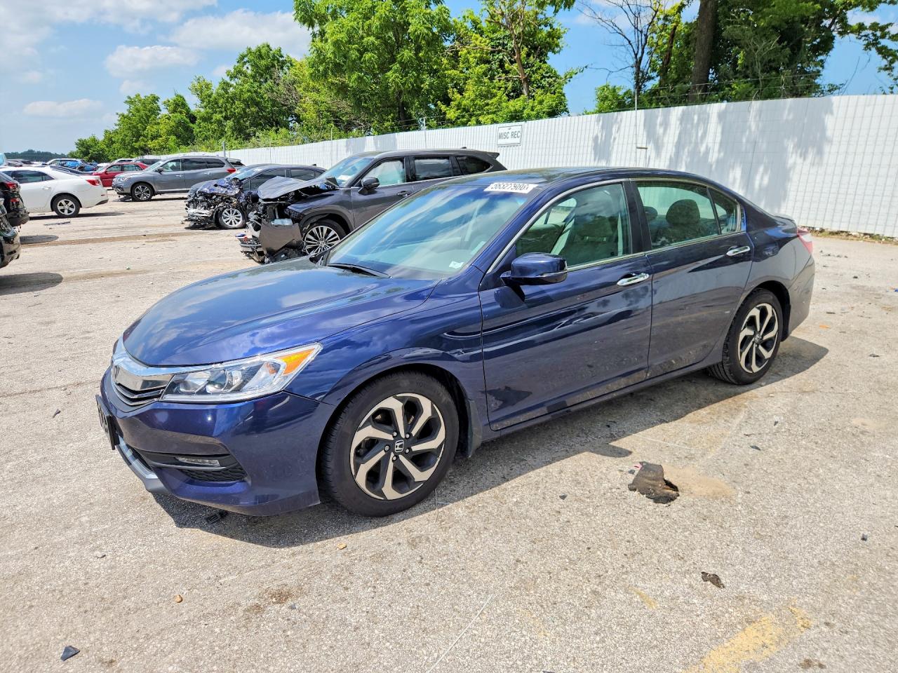 2017 Honda Accord EX-L, VIN 1HGCR2F88HA262786 — Hail