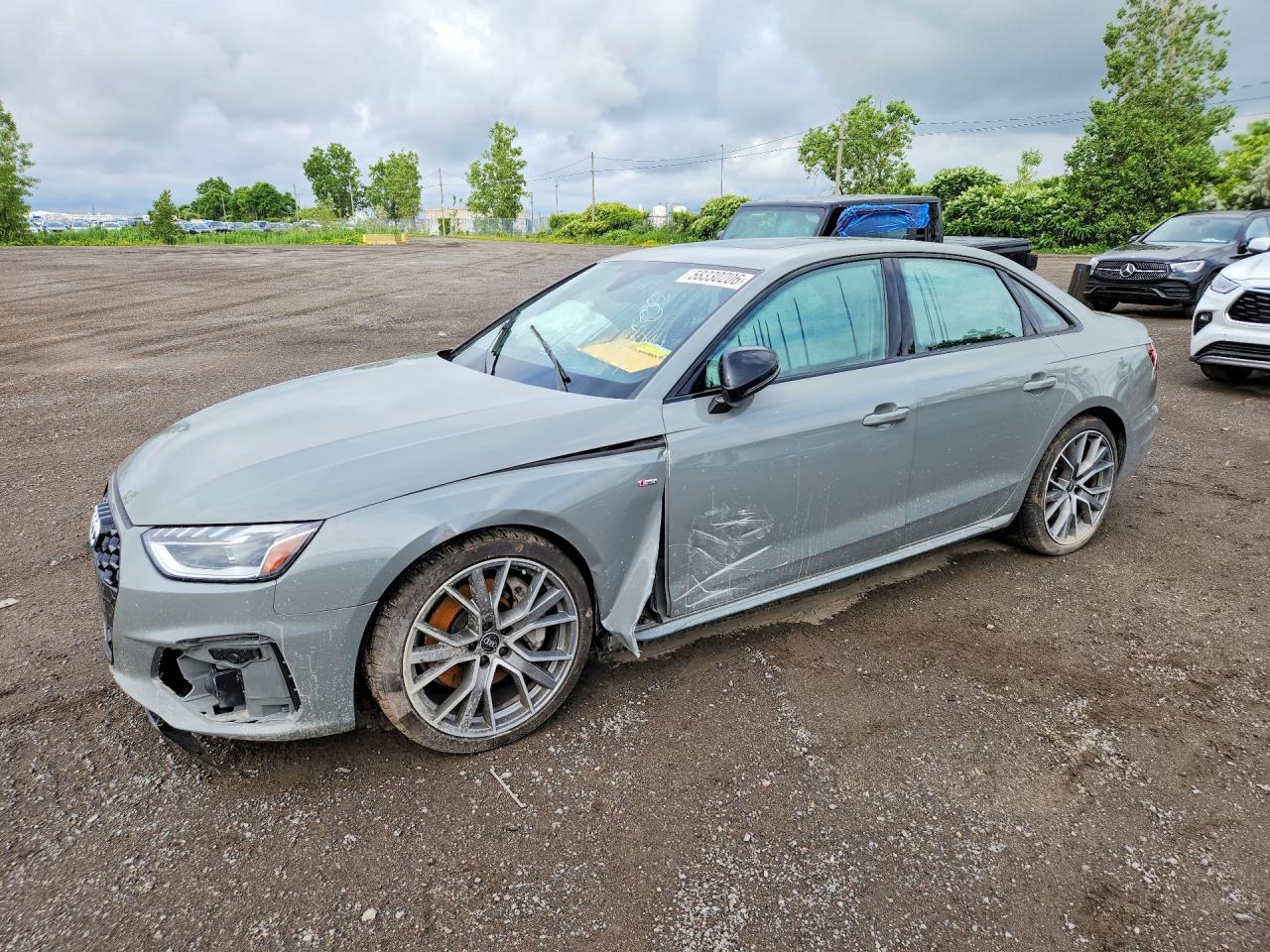 2021 Audi A4 S line Premium Plus, VIN WAUEAAF48MN010445 — Water / flood