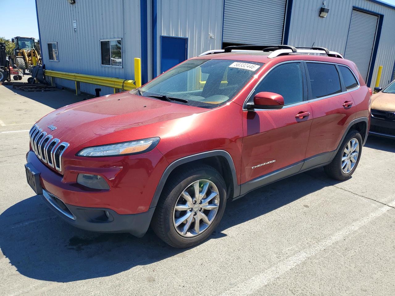 2014 Jeep Cherokee Limited, VIN 1C4PJMDS1EW266338 — Зад