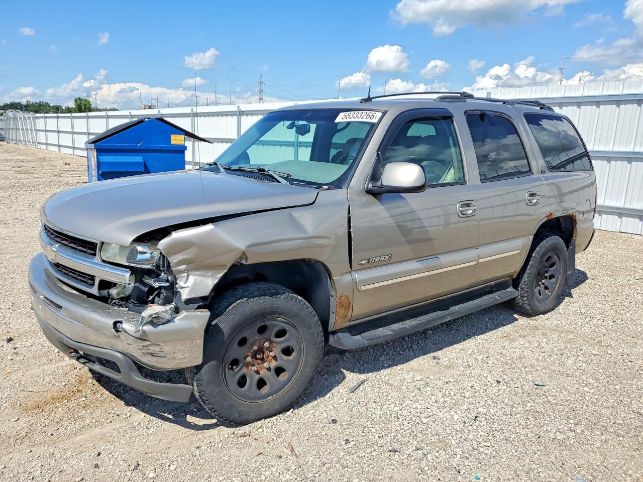 2002 Chevrolet Tahoe LT, VIN 1GNEK13Z42J275424 — Front end