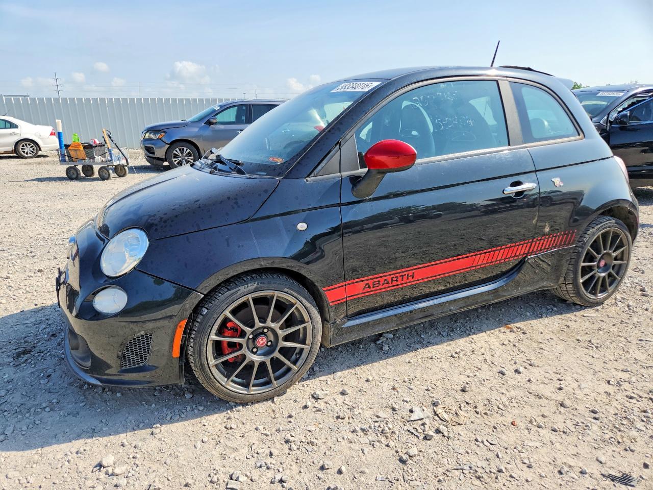 2013 FIAT 500 Abarth, VIN 3C3CFFFH6DT613605 — Front end