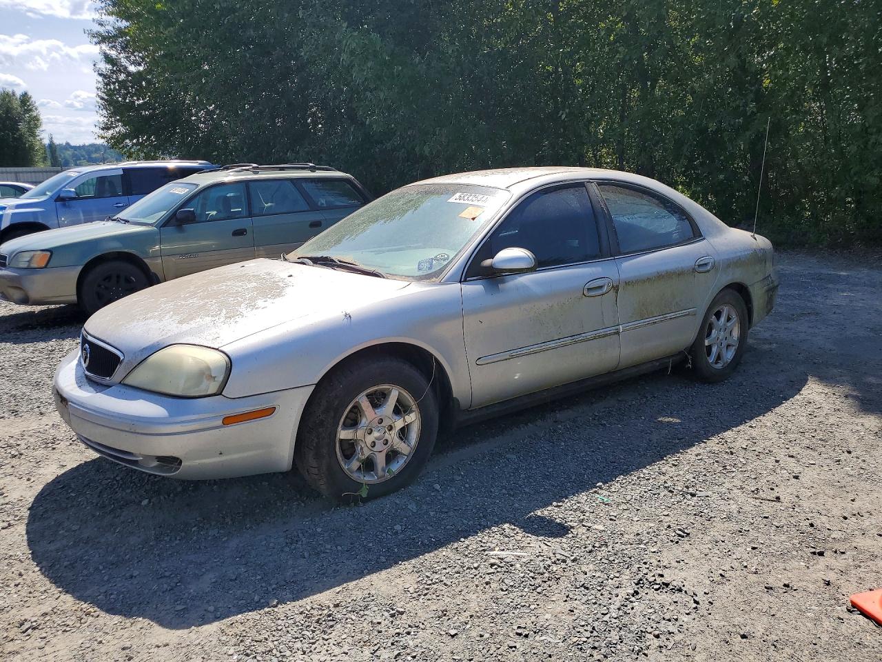 2002 Mercury Sable GS, VIN 1MEFM50U02G640314 — Minor dents and scratches
