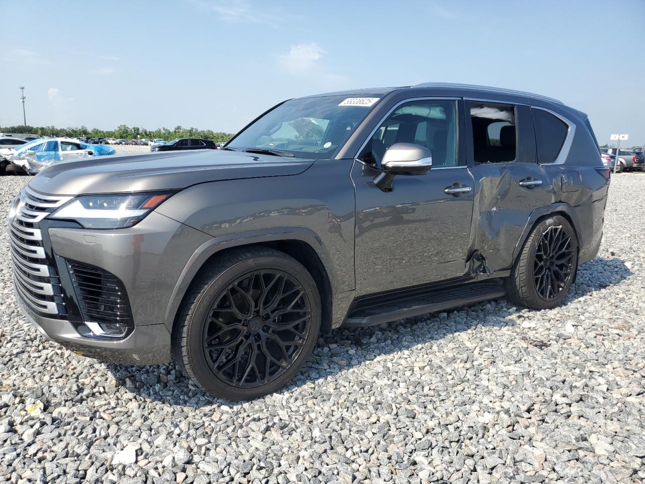 2023 Lexus LX 600 Luxury, VIN JTJGB7CX5P4016267 — Frame damage