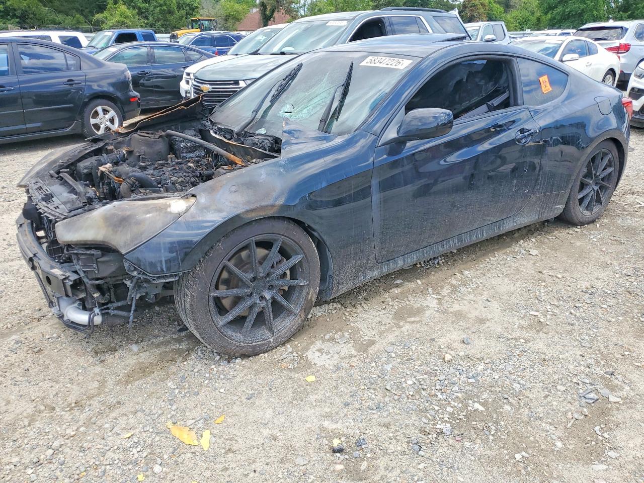 2014 Hyundai Genesis Coupe 2.0T, VIN KMHHT6KD1EU120768 — Burn