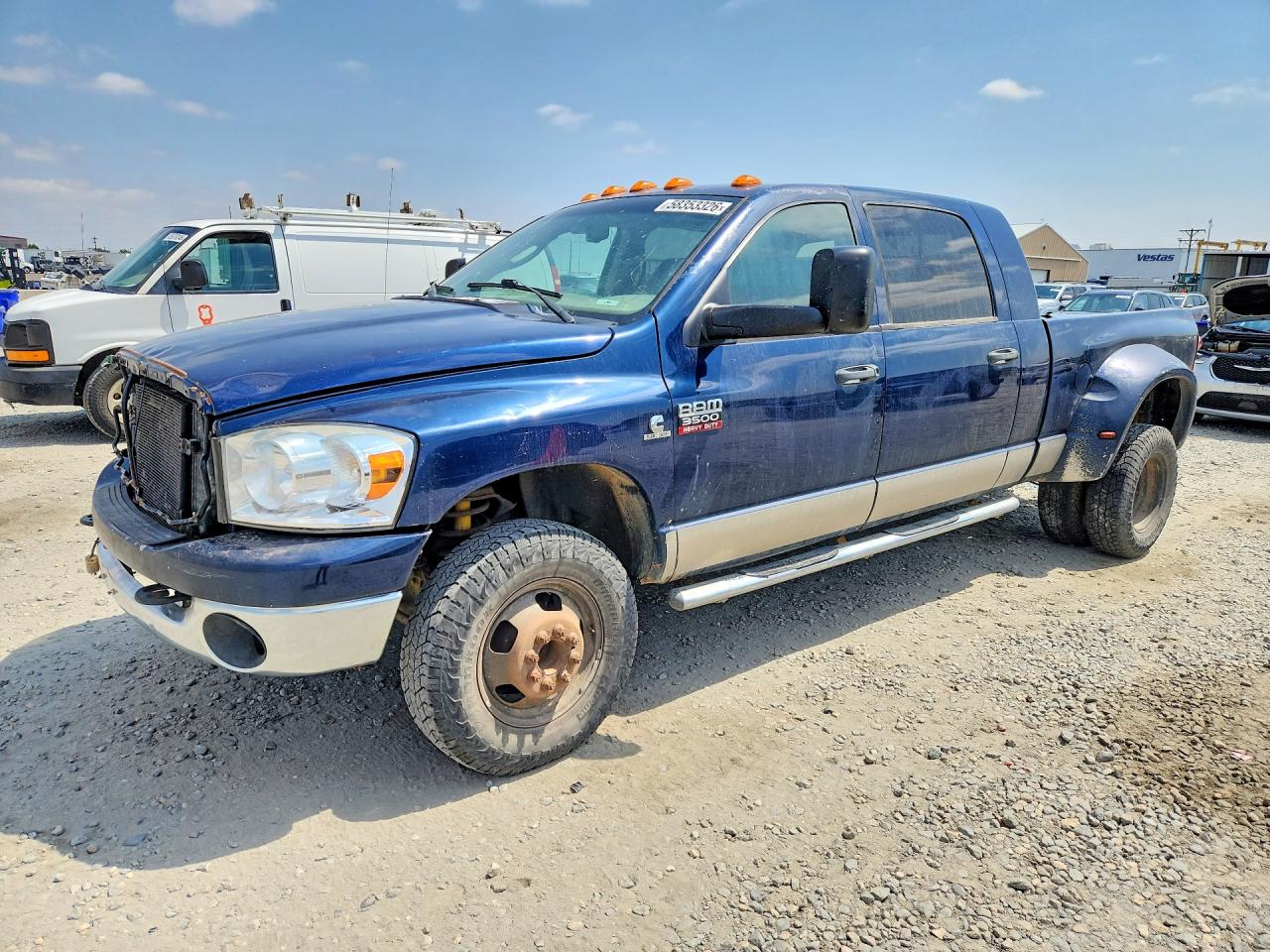 2008 Dodge 3500 Laramie, VIN 3D7MX49A98G169396 — Hail