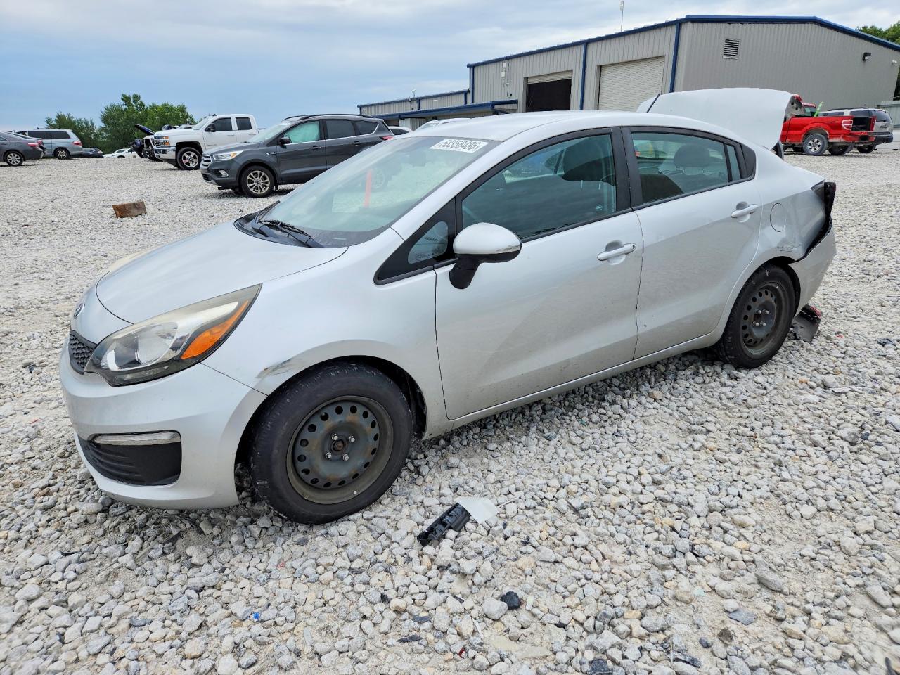 2017 Kia Rio LX, VIN KNADM4A37H6035128 — Rear end