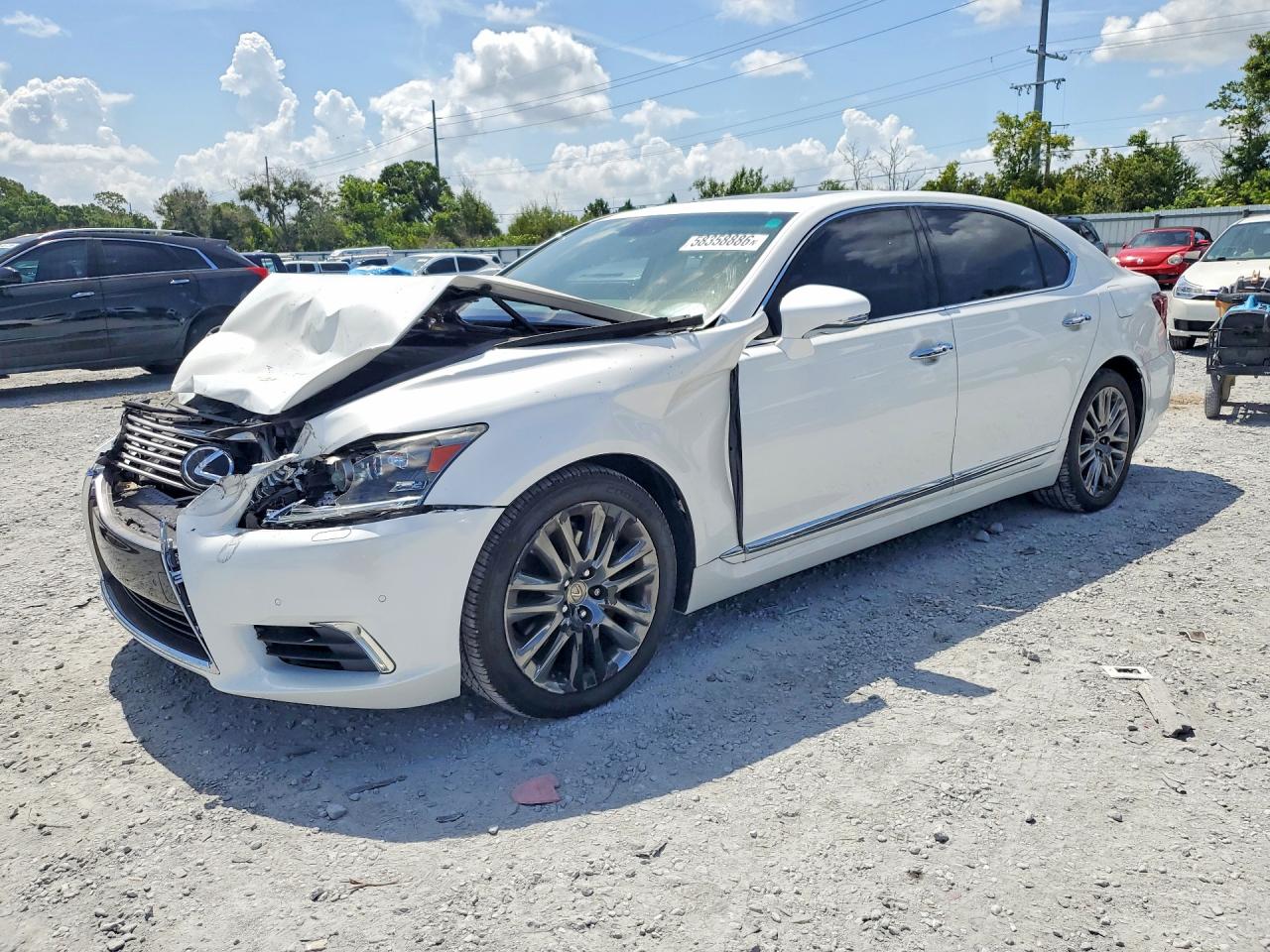 2014 Lexus LS 460 L, VIN JTHGL5EF7E5051469 — Front end
