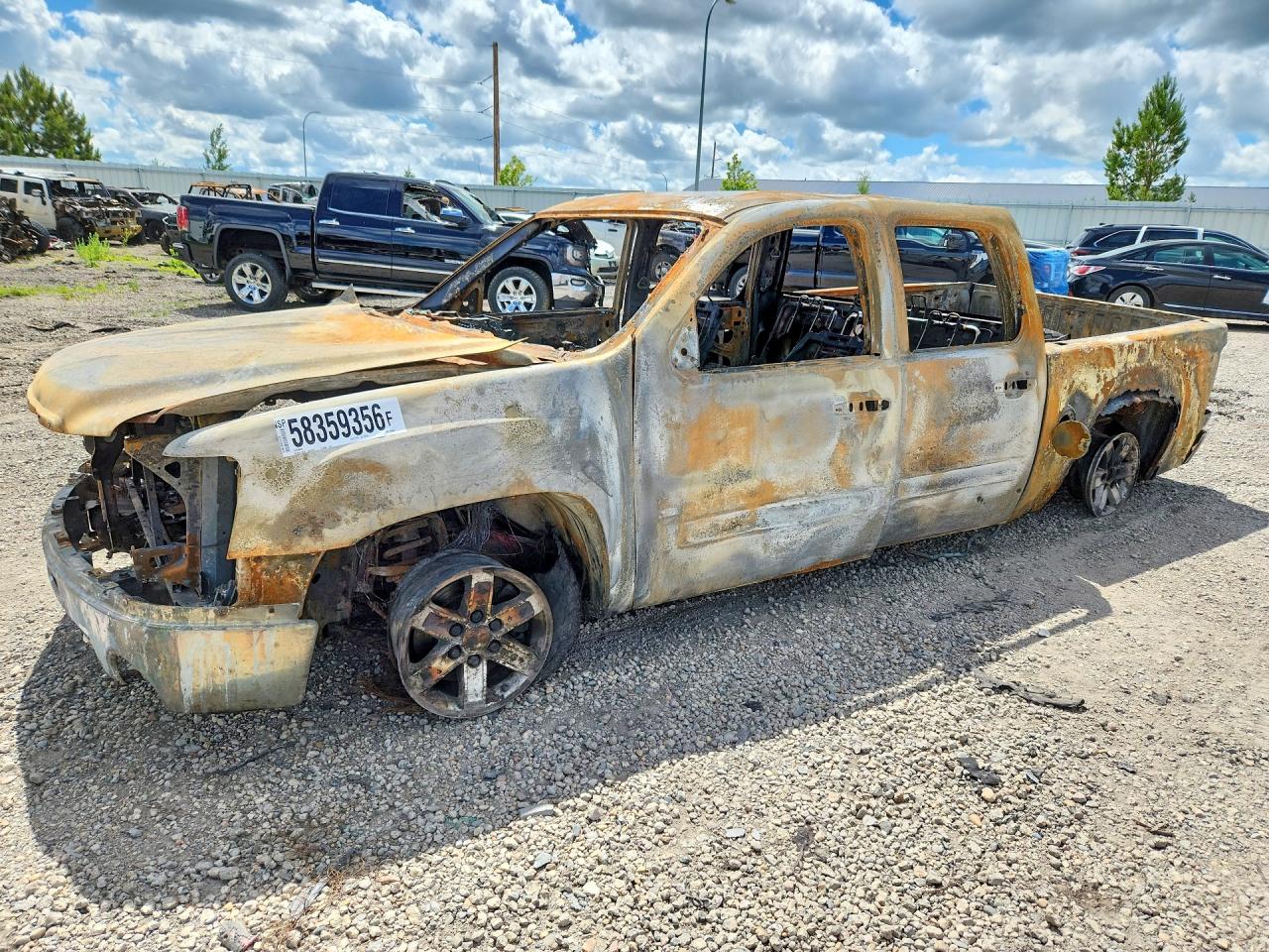 2010 GMC Sierra 1500 SLE, VIN 3GTRKVE36AG176968 — Burn