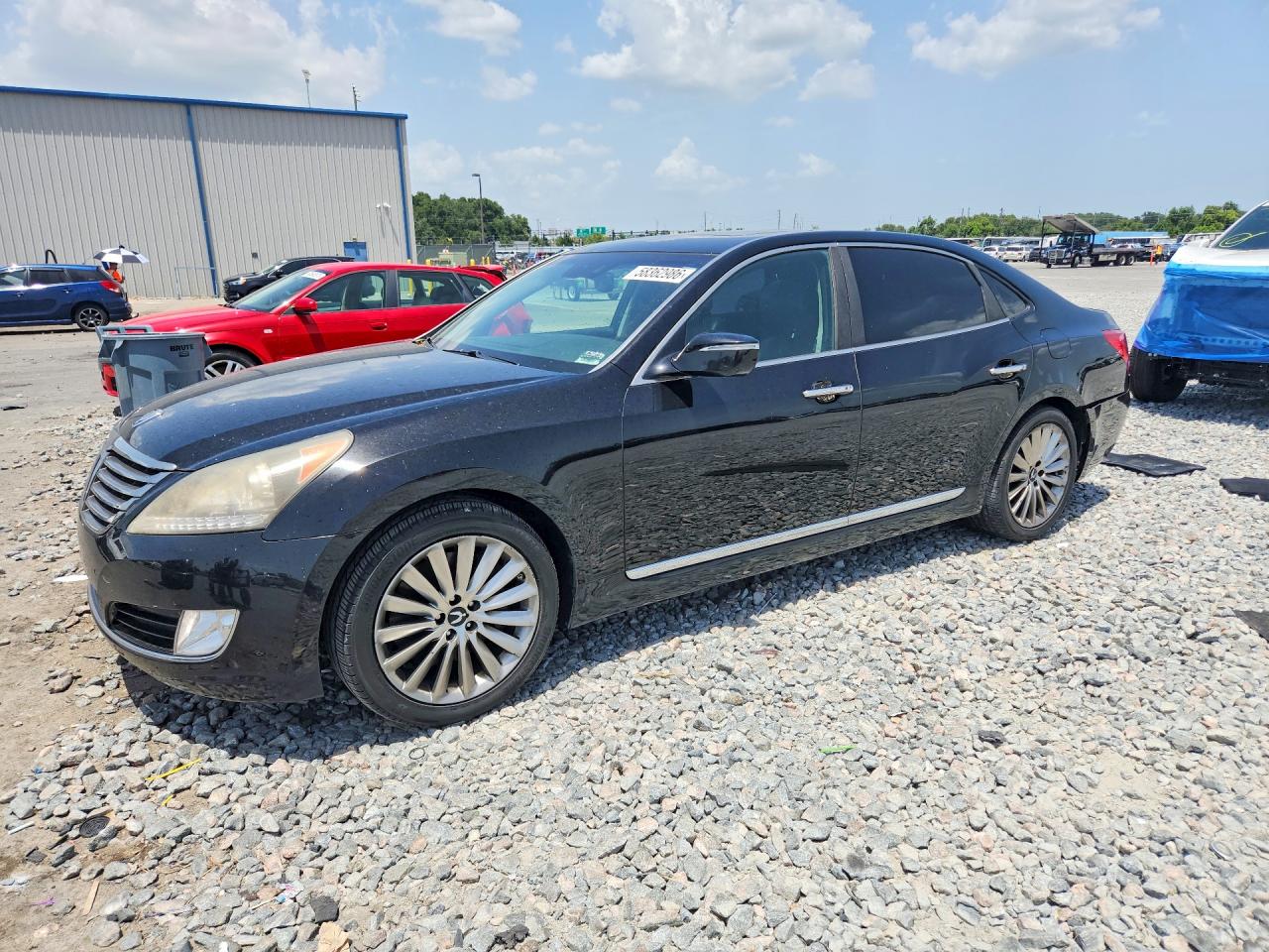 2014 Hyundai Equus Signature, VIN KMHGH4JH4EU074231 — Rear end