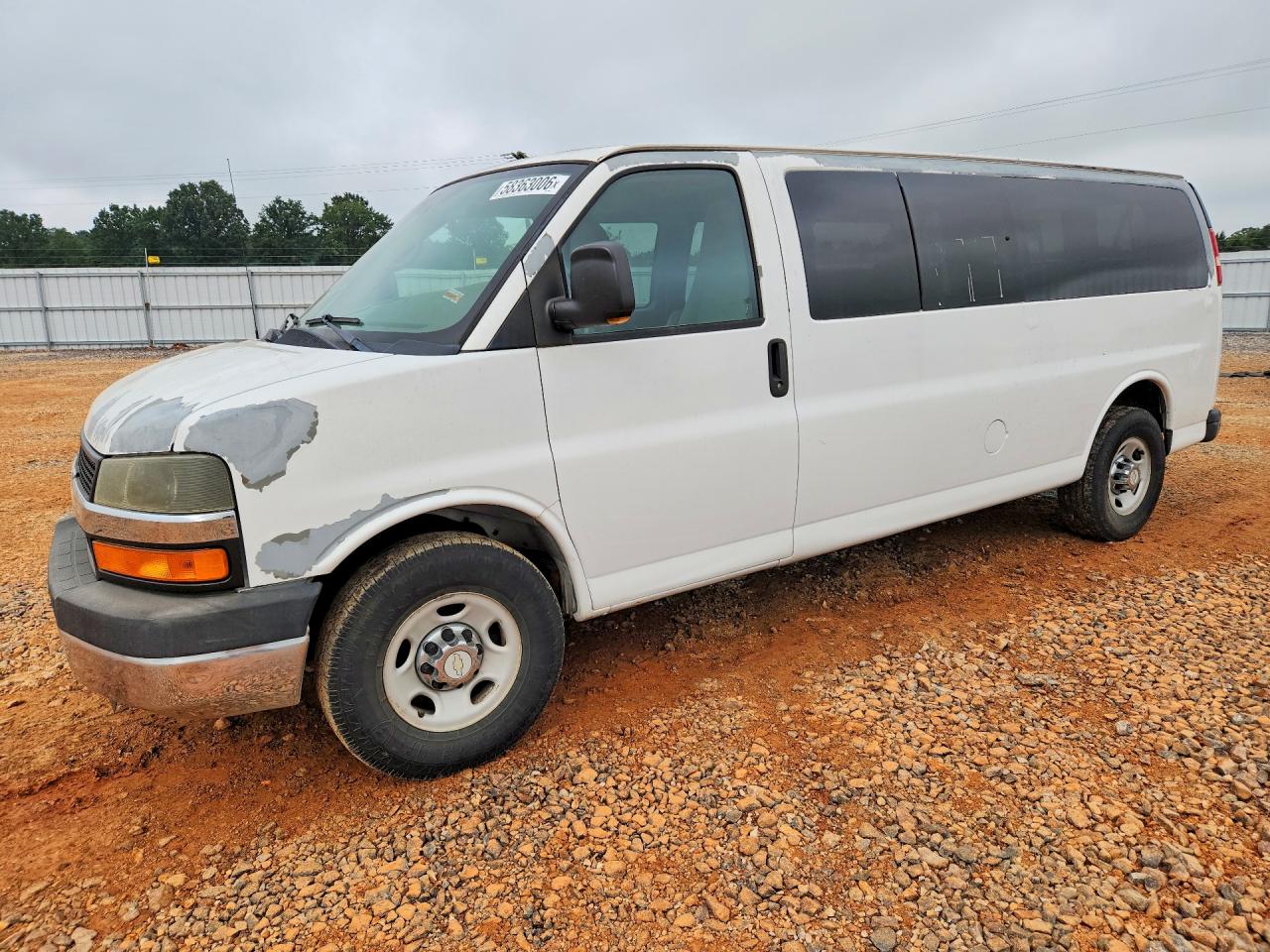 2011 Chevrolet Express Passenger 1LT, VIN 1GAZG1FG0B1152640 — Hail
