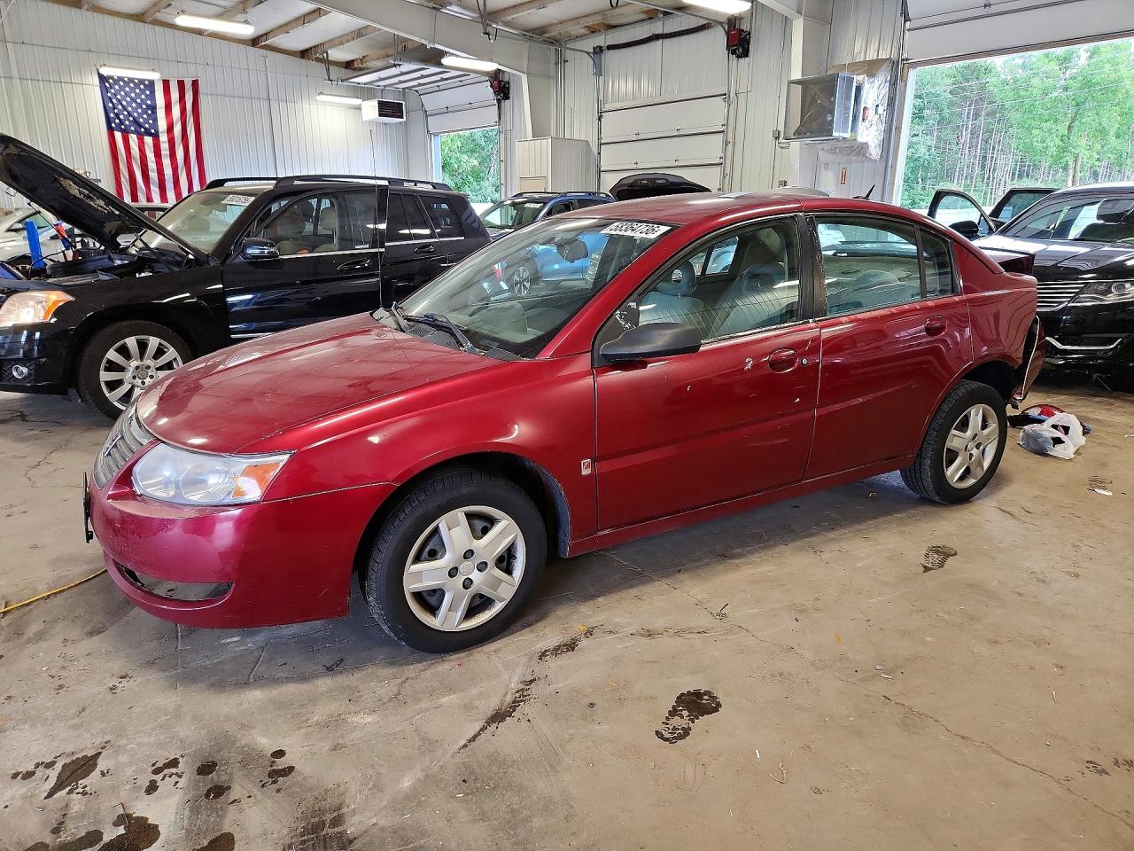 2007 Saturn ION ION 2, VIN 1G8AJ55F97Z164133 — Rear end