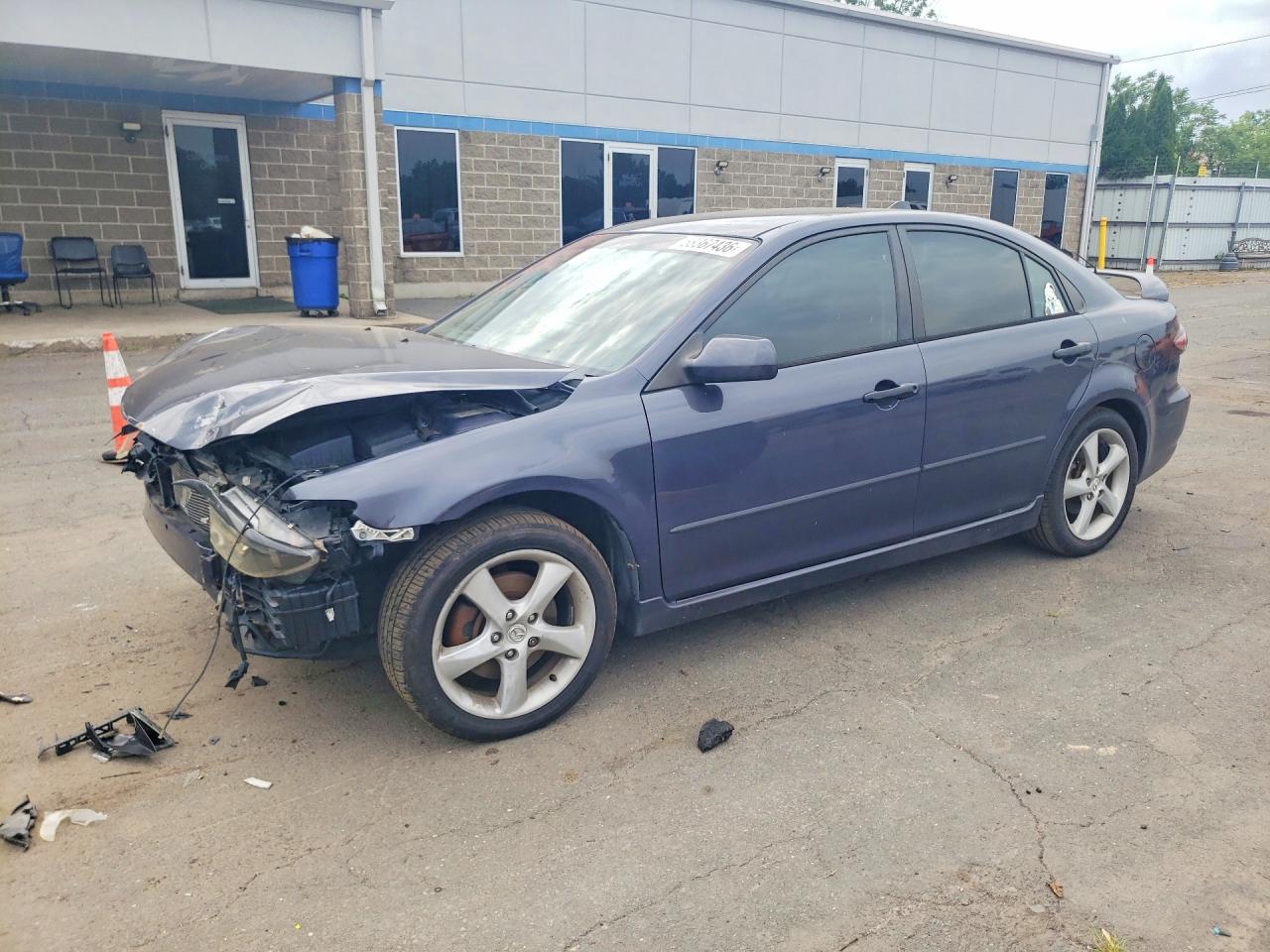 2007 Mazda 6 i Sport VE, VIN 1YVHP84C275M62262 — Front end