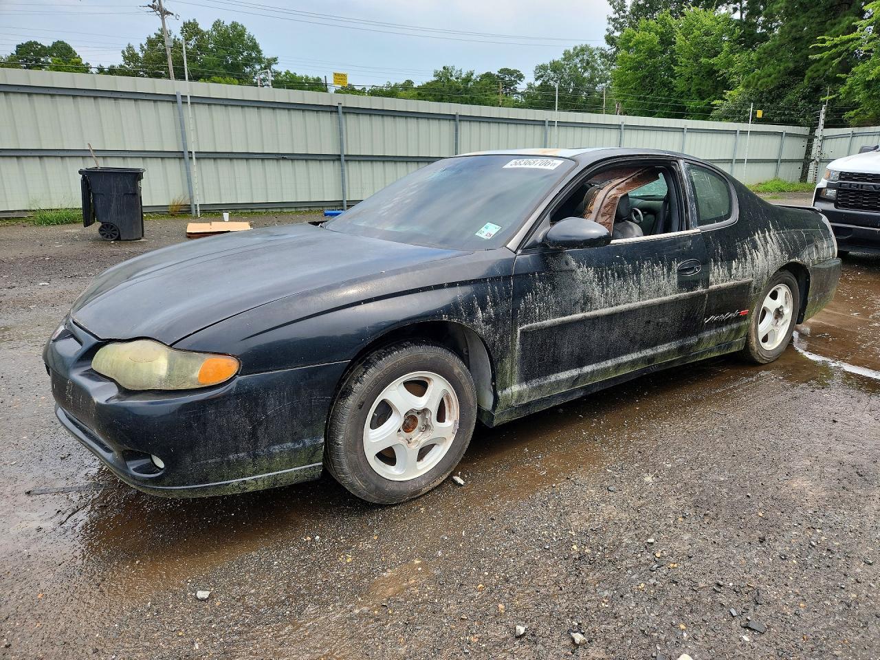 2002 Chevrolet Monte Carlo SS, VIN 2G1WX15K829356378 — Interior fire