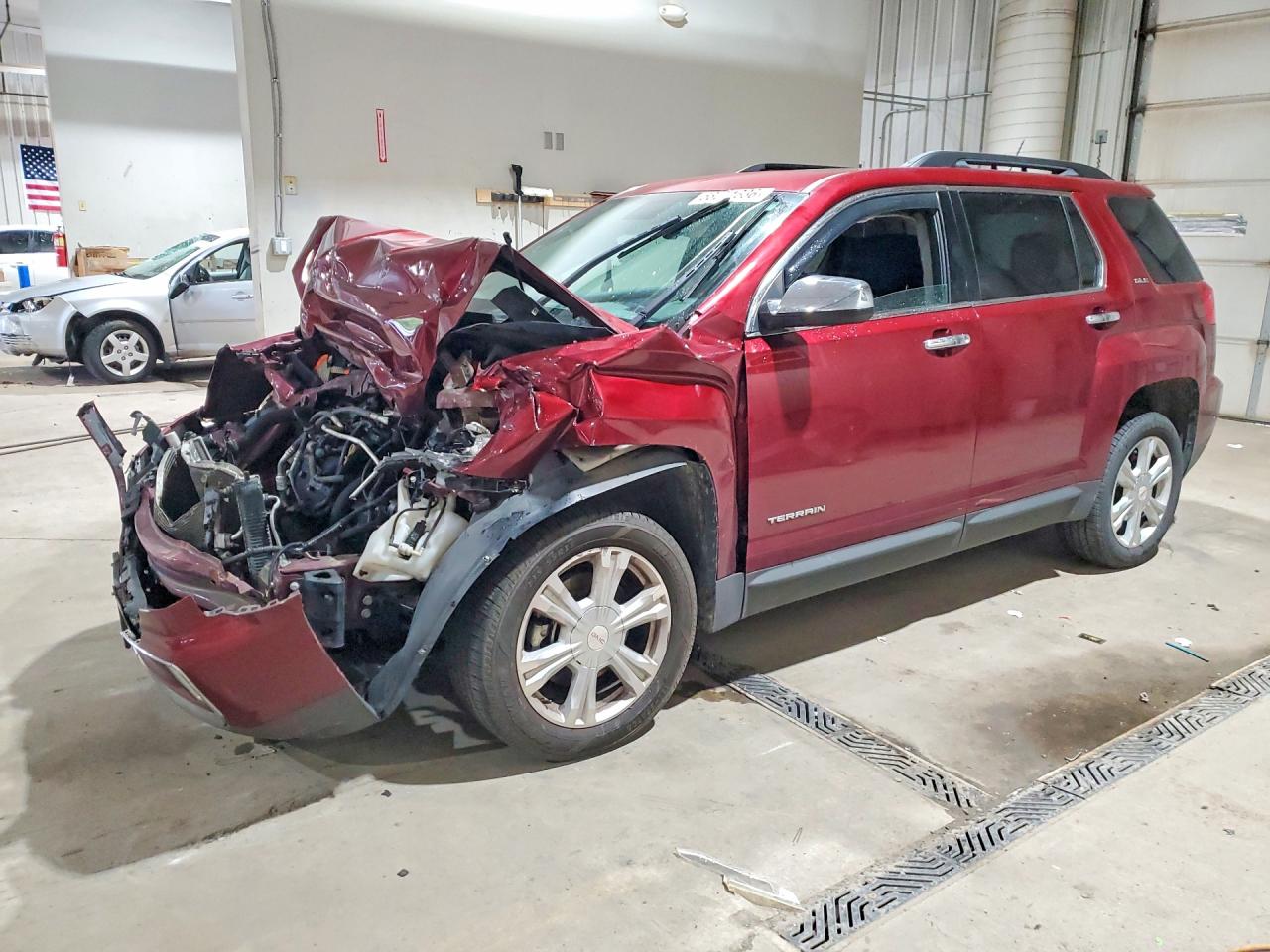 2016 GMC Terrain SLE, VIN 2GKALNEK5G6252707 — Front end