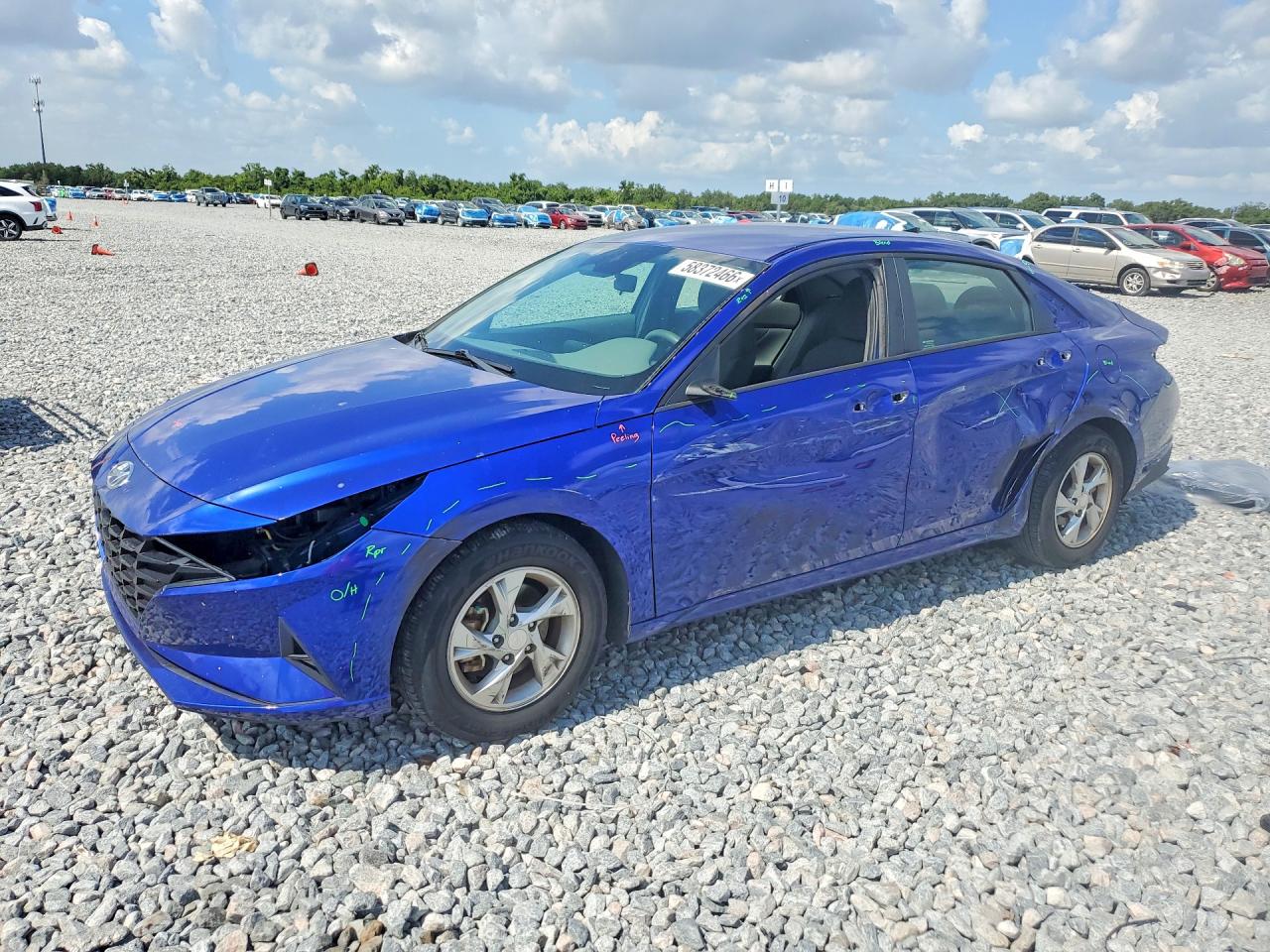 2021 Hyundai Elantra SE, VIN KMHLL4AG9MU120154 — Side
