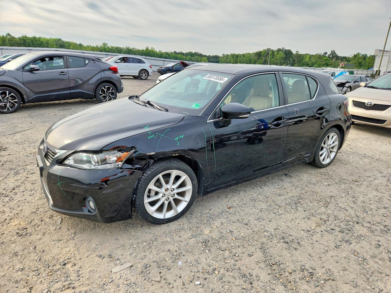 2013 Lexus CT 200h, VIN JTHKD5BH8D2131828 — Front end