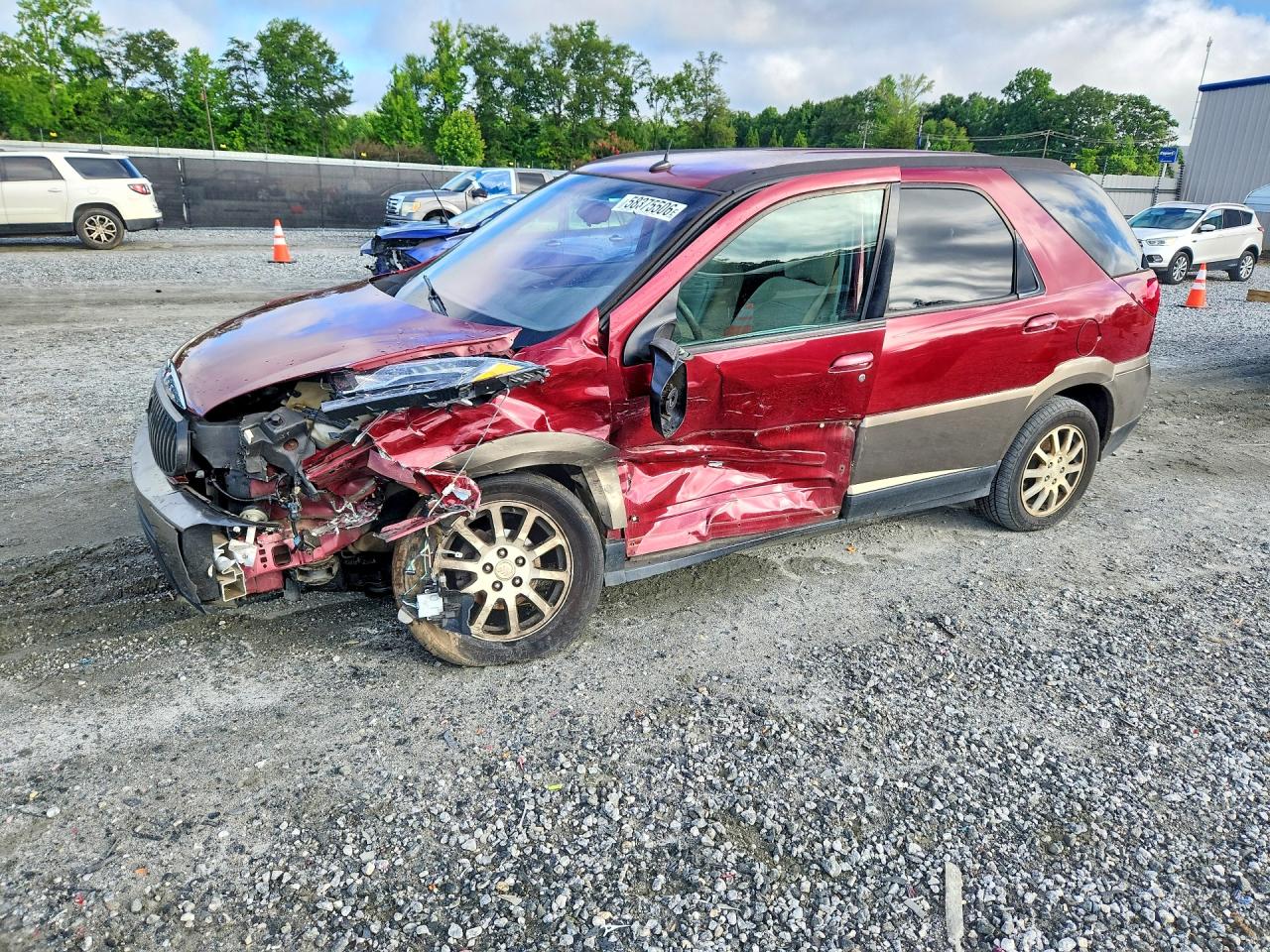 2005 Buick Rendezvous, VIN 3G5DA03E35S564691 — Front end