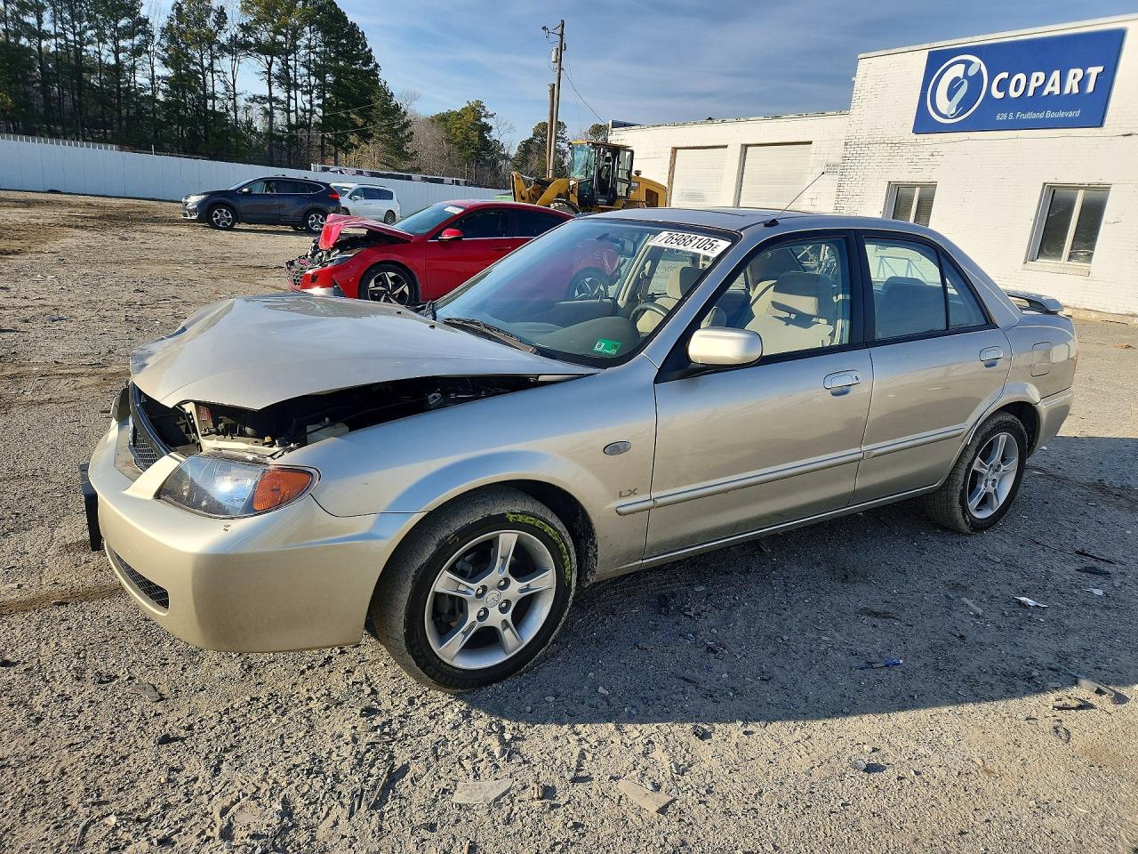 2003 Mazda Protege DX, VIN JM1BJ225830108526 — Front end