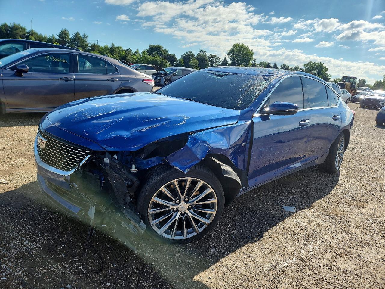 2020 Cadillac CT5 Premium Luxury, VIN 1G6DT5RK0L0116221 — Rollover