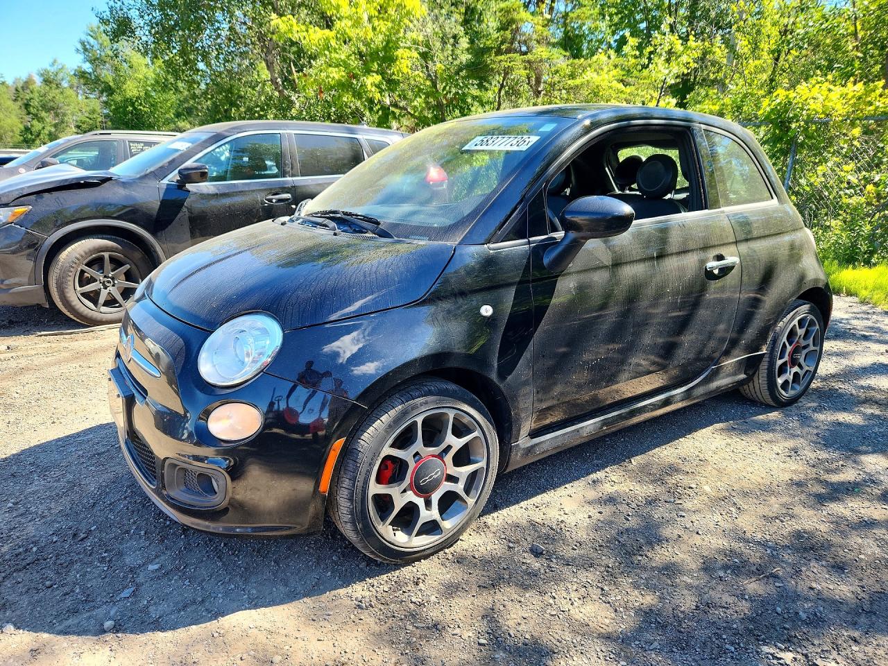 2015 FIAT 500 Sport, VIN 3C3CFFBR7FT717828 — Minor dents and scratches