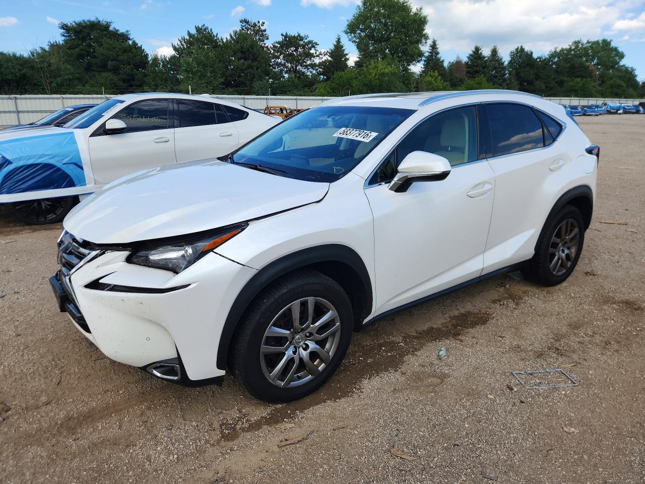 2016 Lexus NX 200t, VIN JTJBARBZ0G2059776 — Front end
