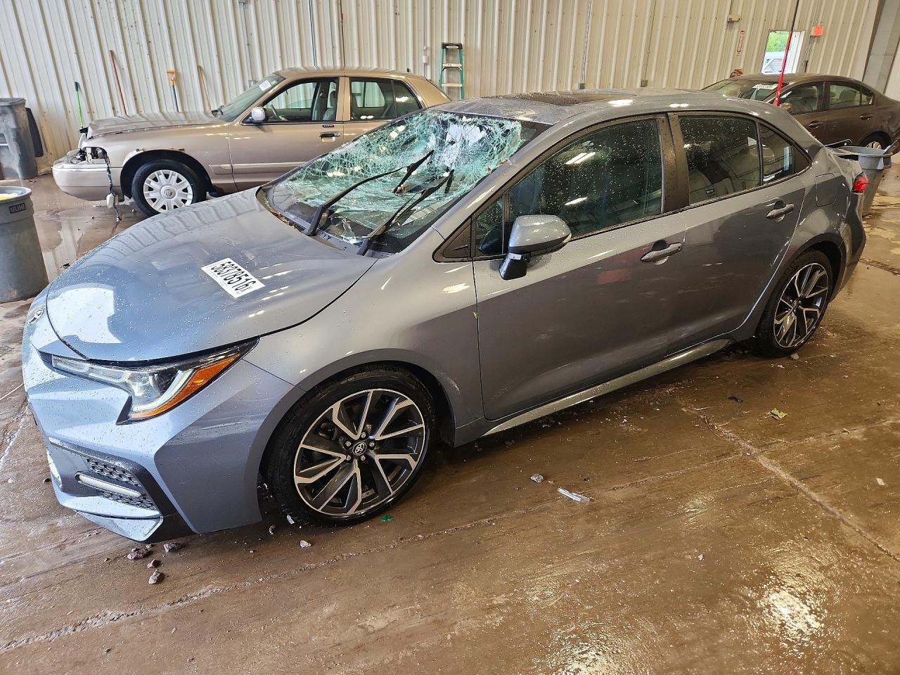 2020 Toyota Corolla SE, VIN 5YFM4RCE2LP049812 — Roof