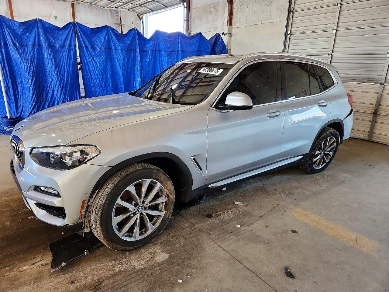 2019 BMW X3 xDrive30i, VIN 5UXTR9C53KLD99066 — Rear end