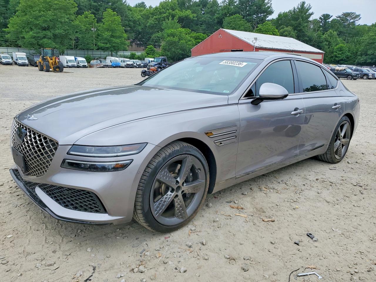 2024 Genesis G80 Sport, VIN KMTGB4SD1RU222134 — Side