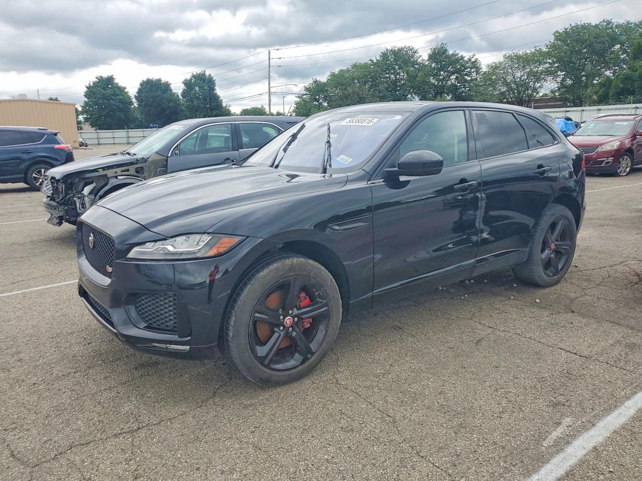 2017 Jaguar F-Pace S, VIN SADCM2BV2HA074195 — Minor dents and scratches