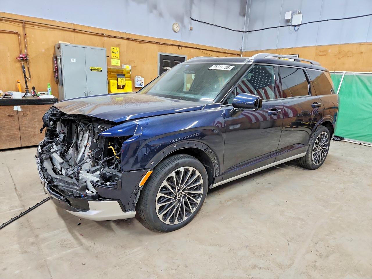 2026 Hyundai Palisade Hybrid Calligraphy, VIN KM8RMESA2TU046694 — Front end