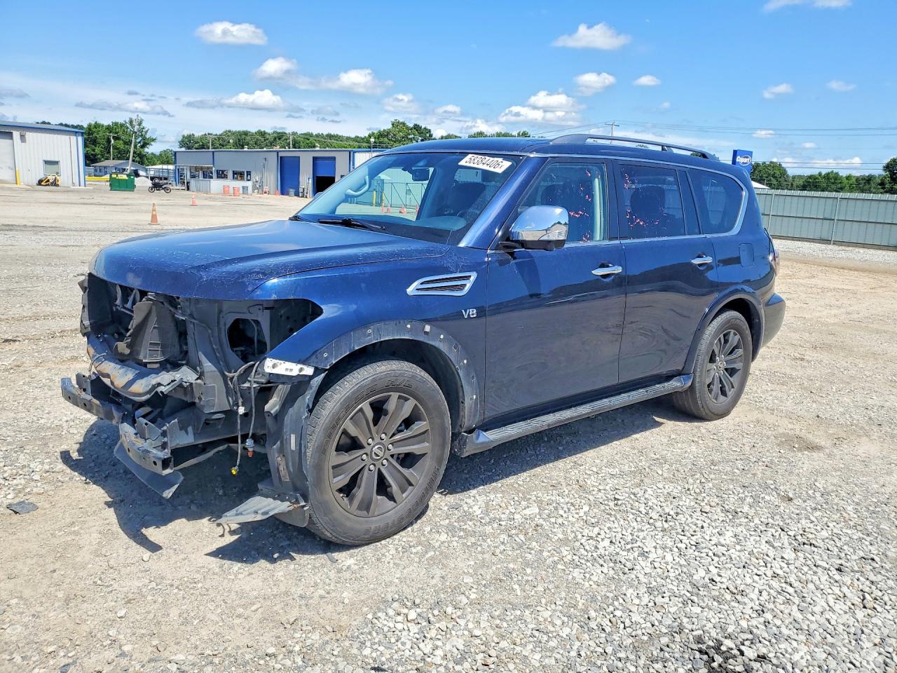 2019 Nissan Armada Platinum, VIN JN8AY2NC9K9585000 — Rear end