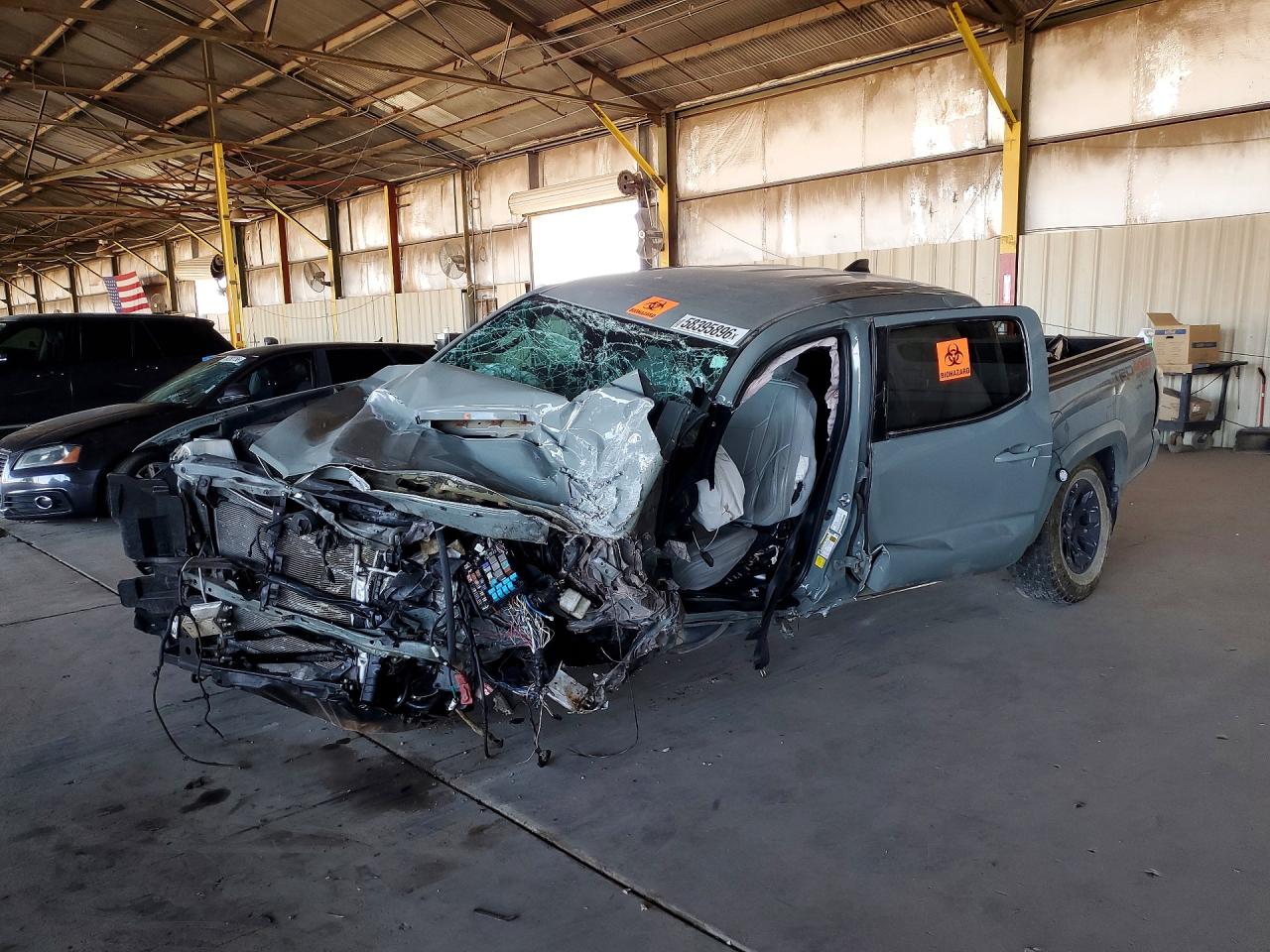 2023 Toyota Tacoma SR, VIN 3TMCZ5AN2PM594446 — Front end