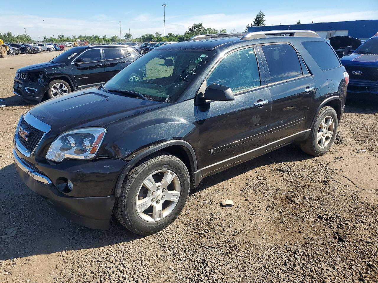 2009 GMC Acadia SLE1, VIN 1GKER13D19J154244 — Перед
