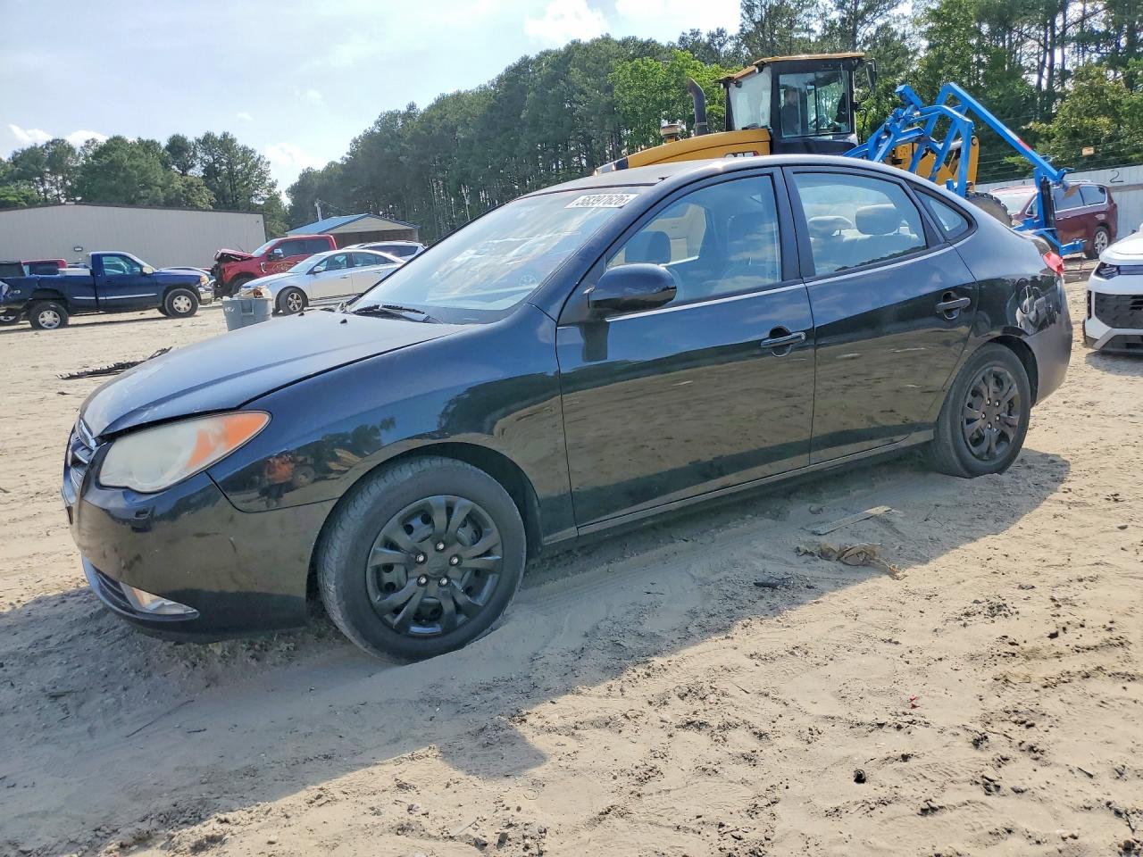 2009 Hyundai Elantra GLS, VIN KMHDU46D89U739951 — Front end