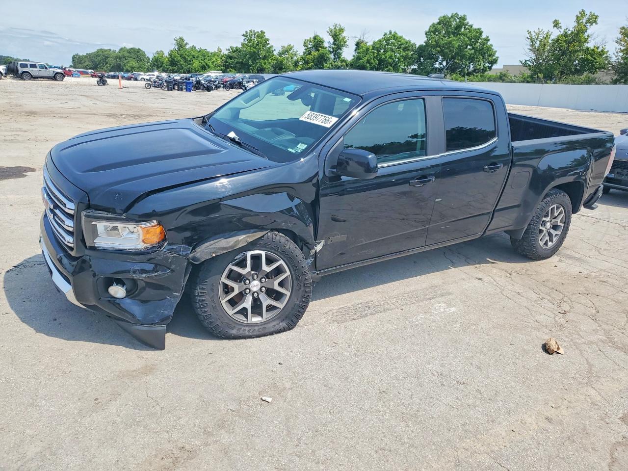 2015 GMC Canyon 4WD SLE, VIN 1GTG6BE36F1174752 — Front end