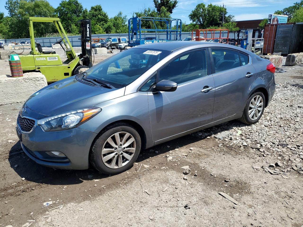 2014 Kia Forte EX, VIN KNAFX4A80E5234132 — Вода / потоп