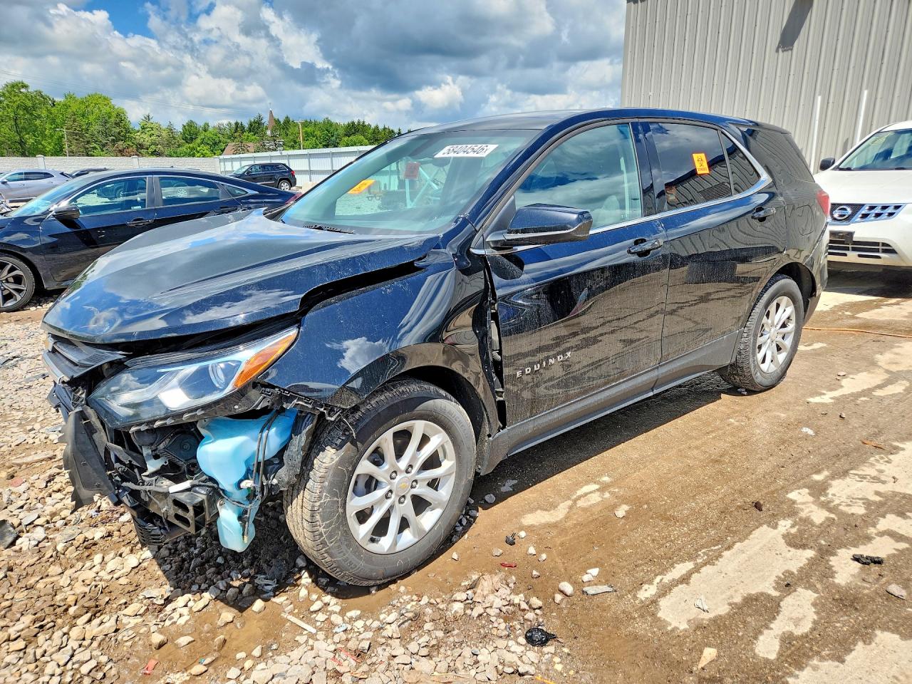 2018 Chevrolet Equinox LT, VIN 2GNAXJEV5J6334020 — Front end
