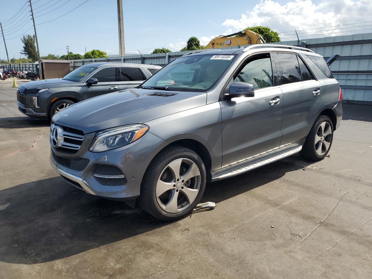 2017 Mercedes-Benz GLE 350, VIN 4JGDA5JB8HA858961 — Interior fire