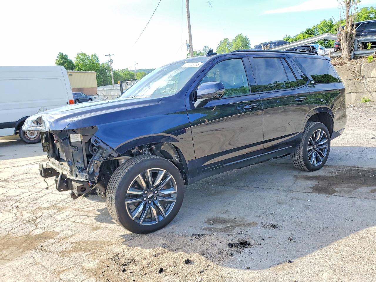 2024 Cadillac Escalade 4WD Sport Platinum, VIN 1GYS4GKL9RR269159 — Front end