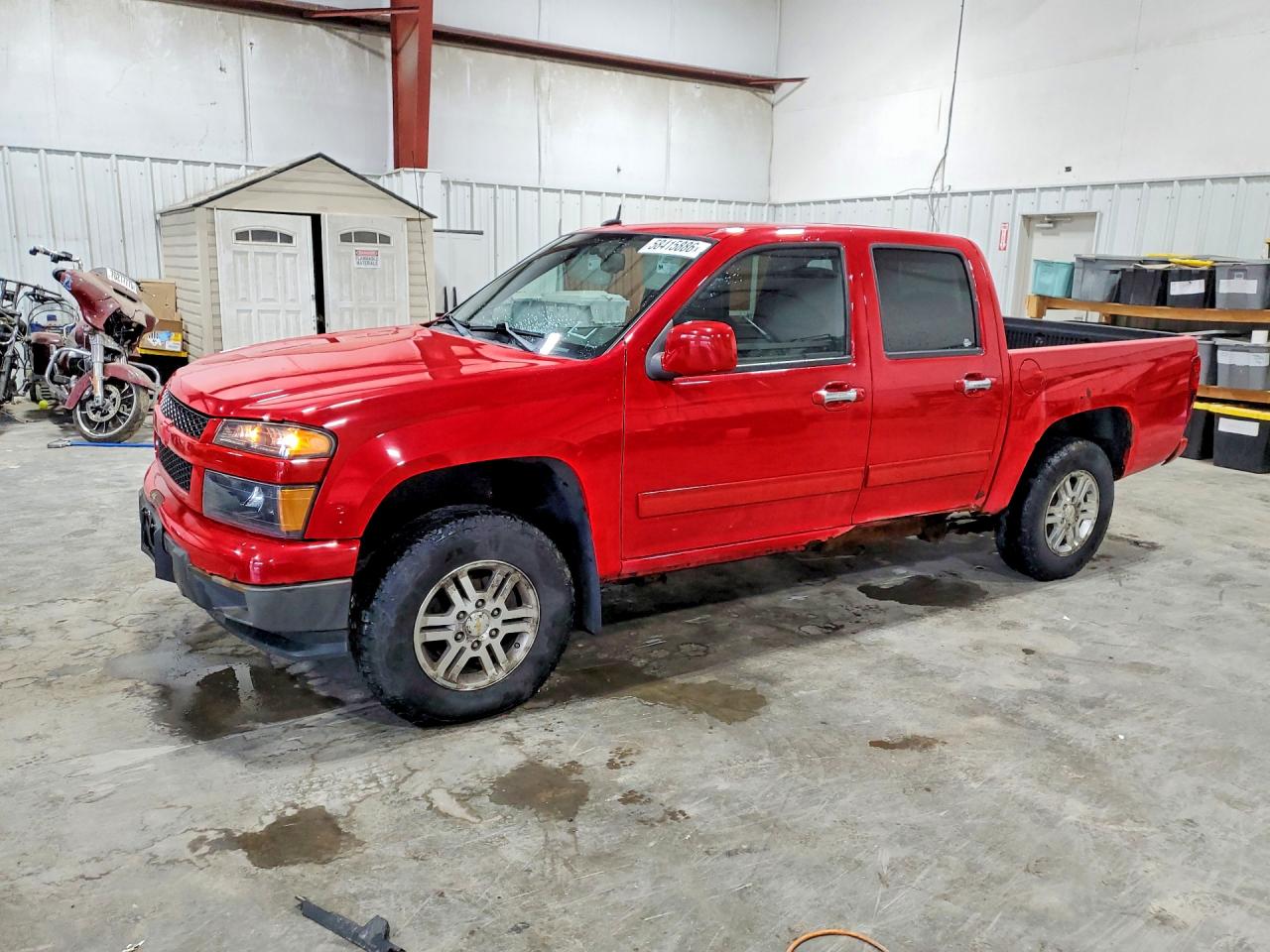 2012 Chevrolet Colorado 1LT, VIN 1GCHTCFEXC8143025 — Undercarriage