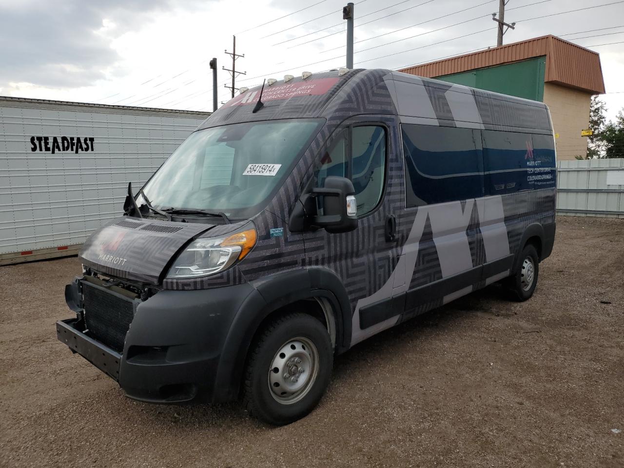 2022 Ram ProMaster Window Van, VIN 3C6LRVPG1NE140180 — Front end