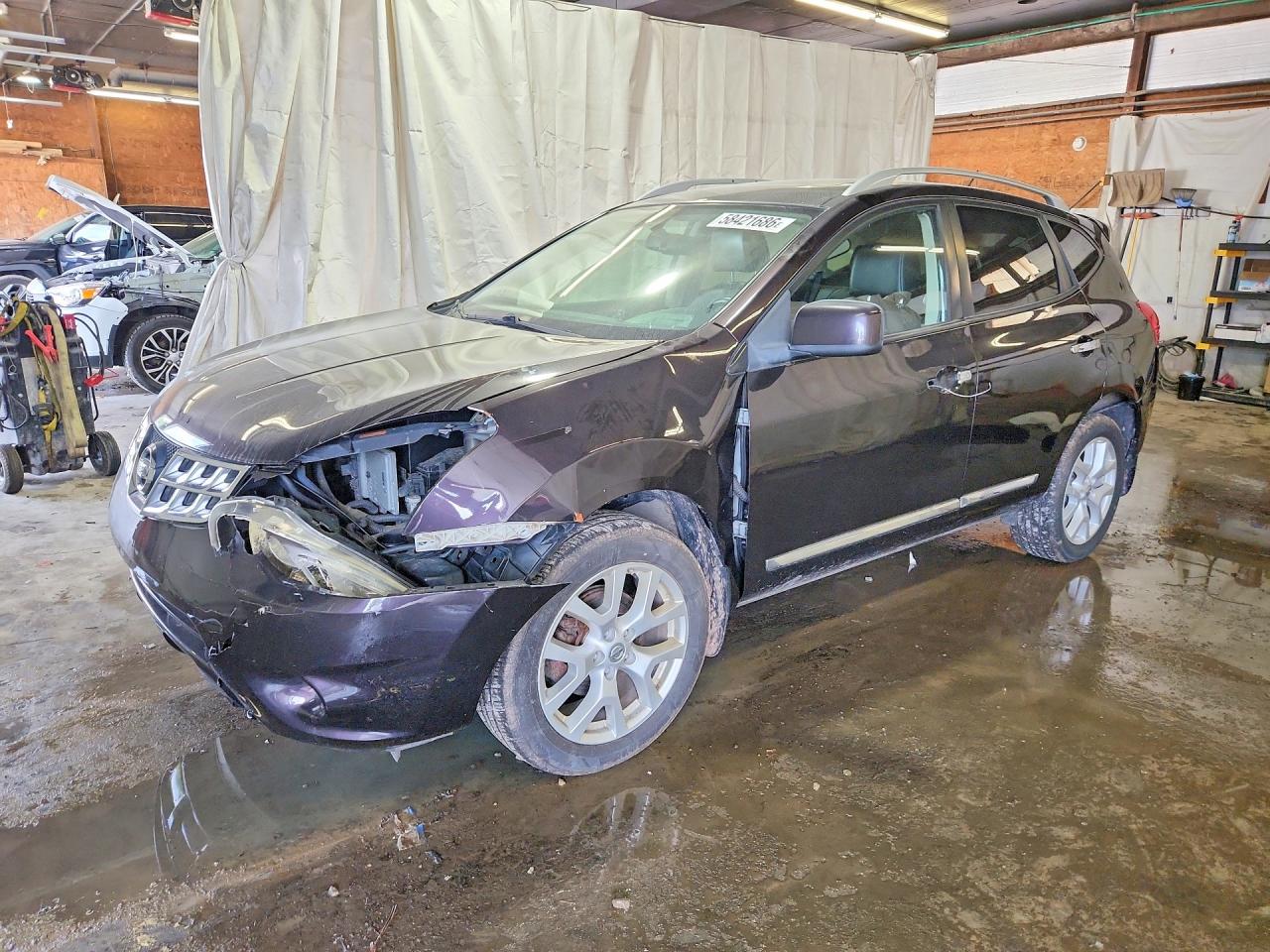 2011 Nissan Rogue S, VIN JN8AS5MV8BW313948 — Front end