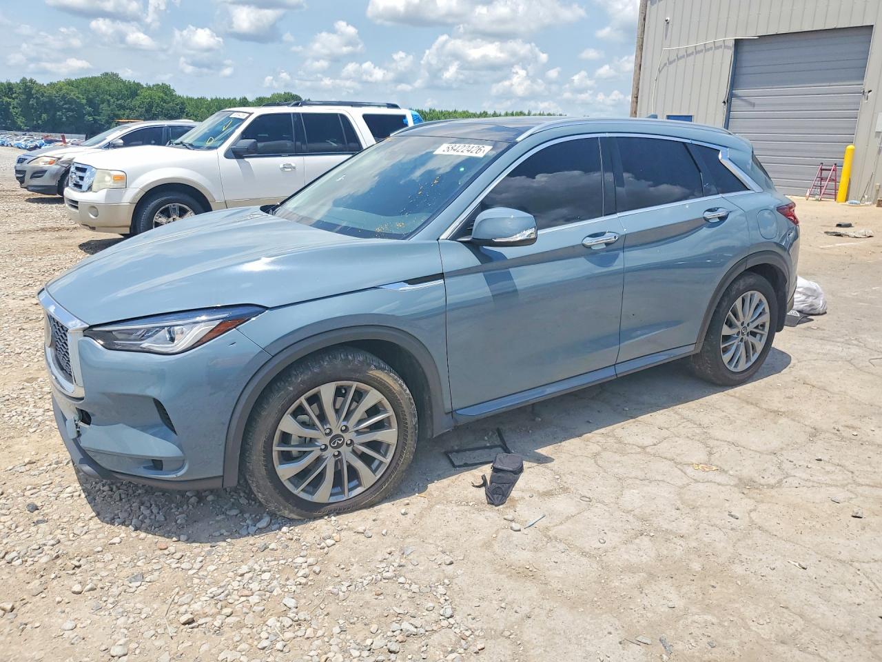 2023 Infiniti QX50 Luxe, VIN 3PCAJ5BA4PF118875 — Vandalism