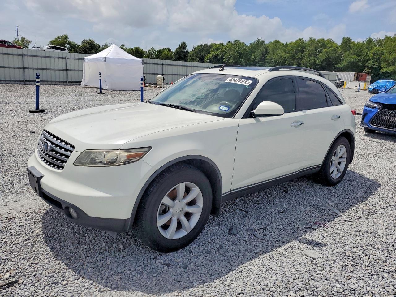 2004 Infiniti FX, VIN JNRAS08U94X110841 — Rear end