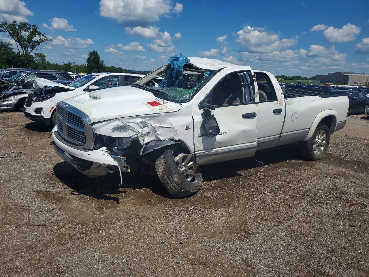 2005 Dodge 2500 SLT, VIN 3D7KS28C55G808379 — Опрокидывание