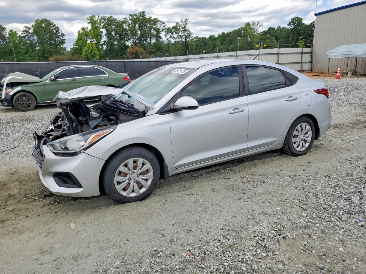 2019 Hyundai Accent SE, VIN 3KPC24A32KE064591 — Front end