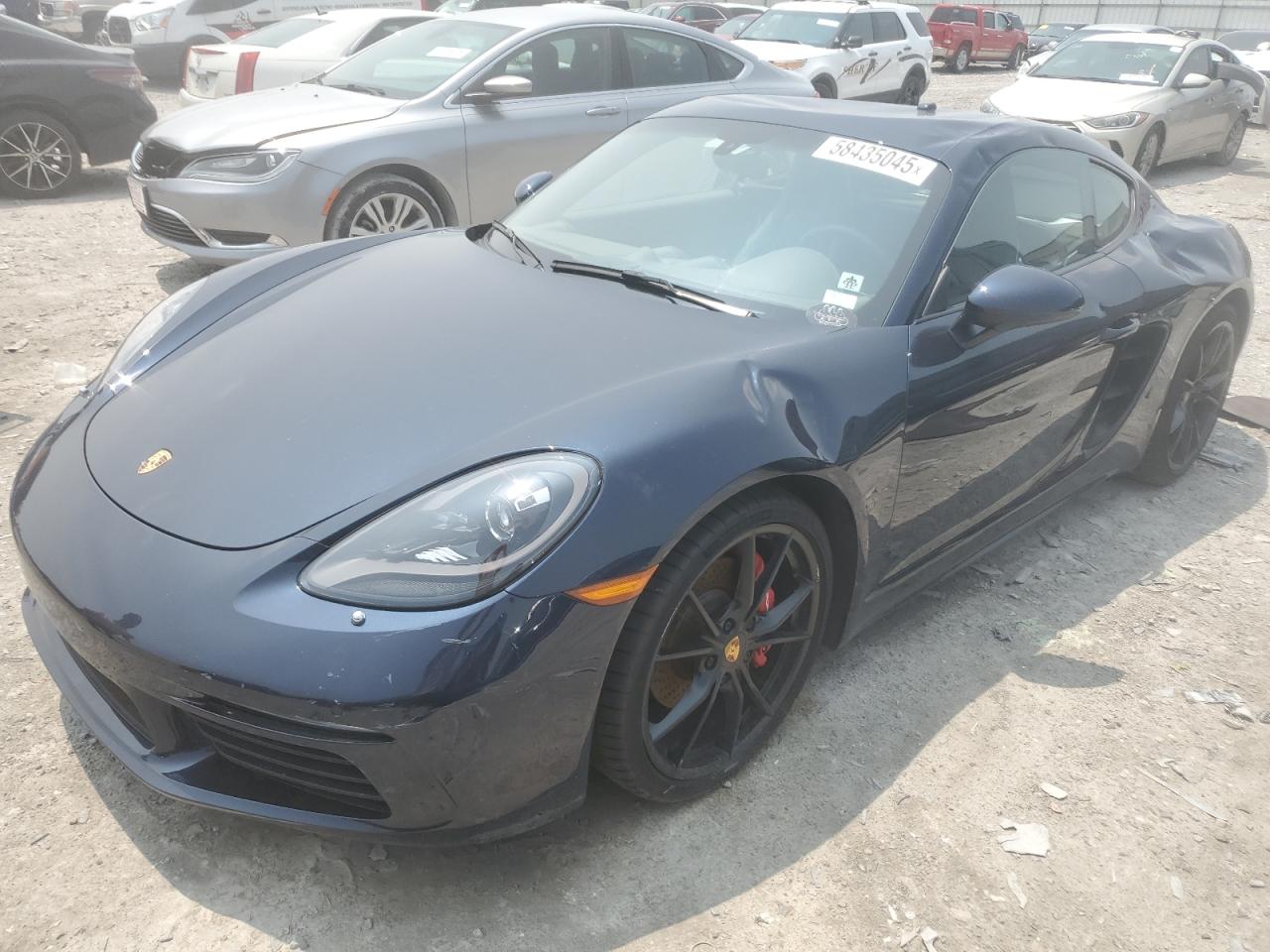2018 Porsche 718 Cayman S, VIN WP0AB2A82JK278791 — Крыша