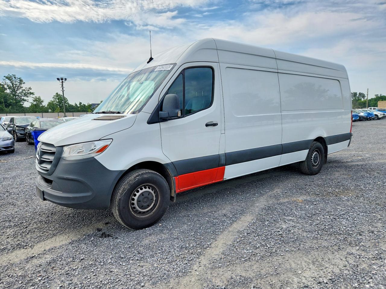2022 Mercedes-Benz Sprinter Cargo, VIN W1Y4DDHYXNT093019 — Rear end