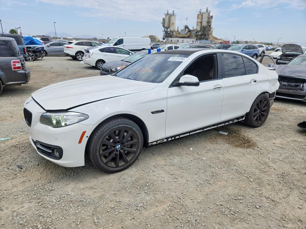 2016 BMW 5 Series 535i, VIN WBA5B1C51GG129280 — Rear end